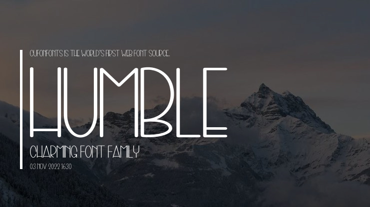 Humble Charming Font