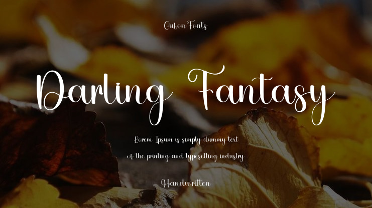 Darling Fantasy Font
