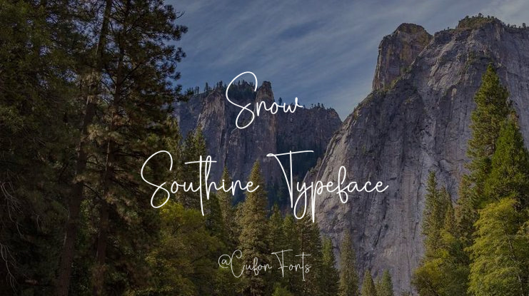 Snow Southine Font