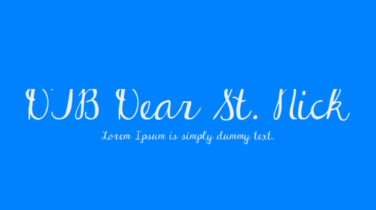 DJB Dear St. Nick Font