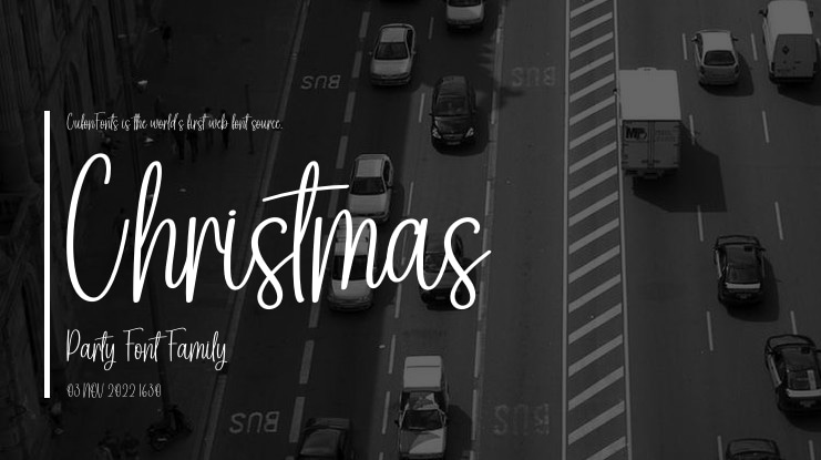 Christmas Party Font