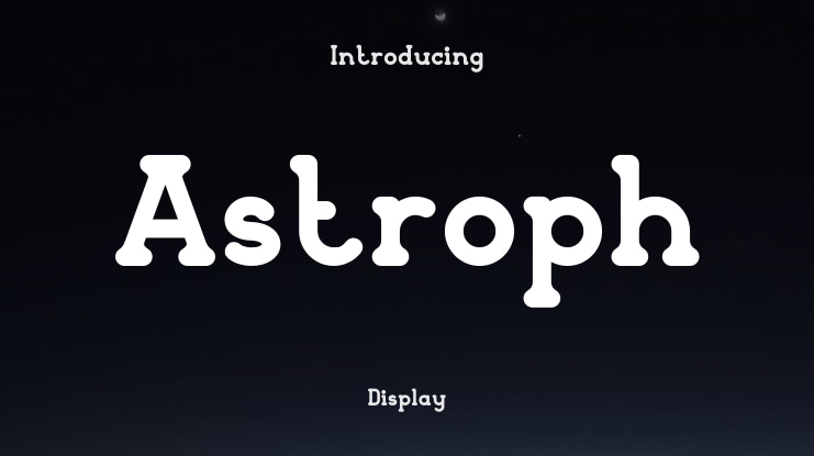 Astroph Font Family