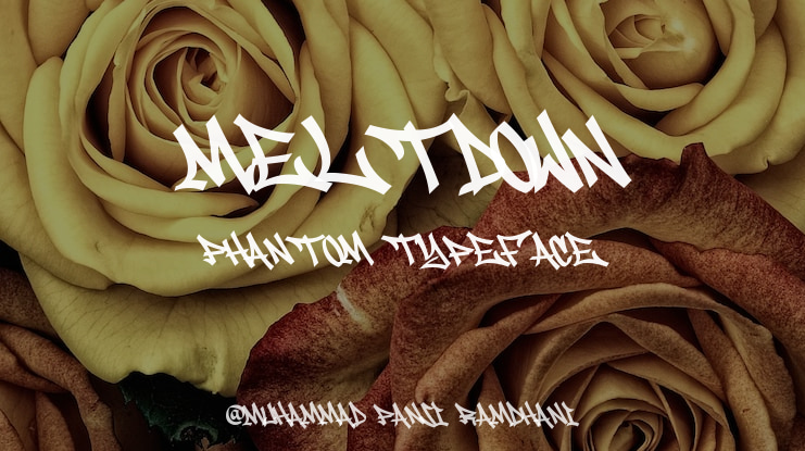 Meltdown Phantom Font Family