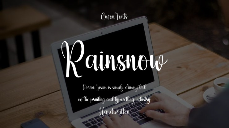 Rainsnow Font