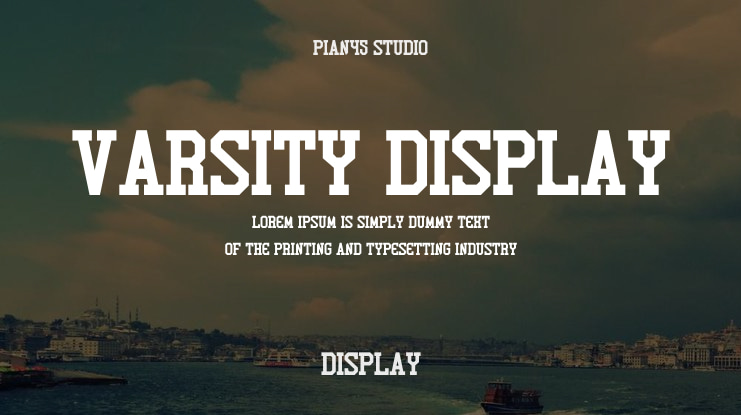 Varsity Display Font