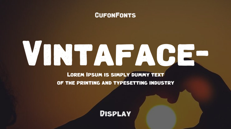 Vintaface- Font