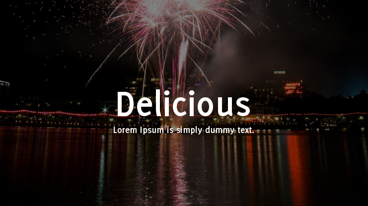 Delicious Font