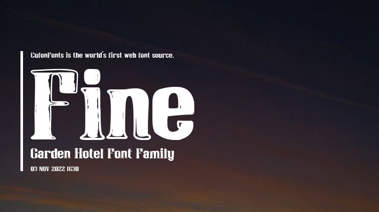 Fine Garden Hotel Font