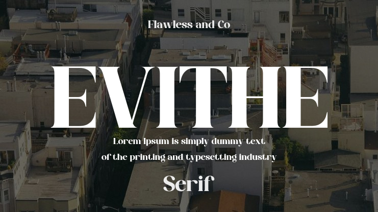 EVITHE Font