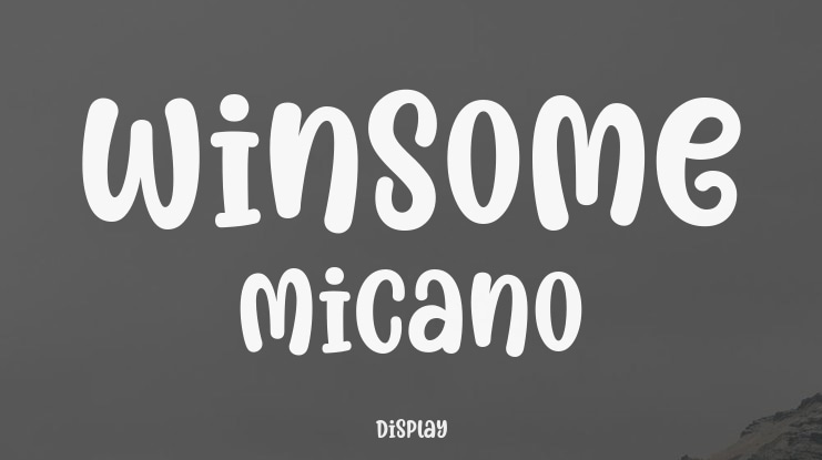 Winsome Micano Font