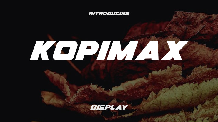 Kopimax Font