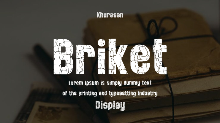 Briket Font