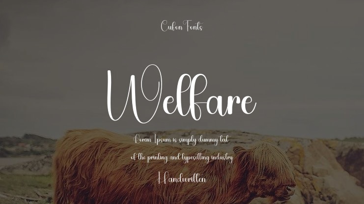 Welfare Font