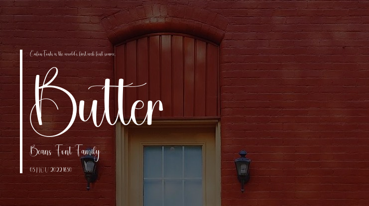 Butter Beans Font