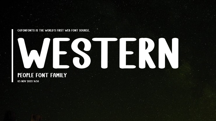 Western People Font