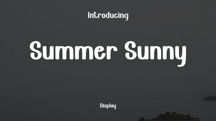 Summer Sunny Font