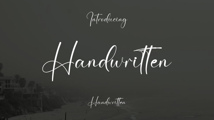 Handwritten Font