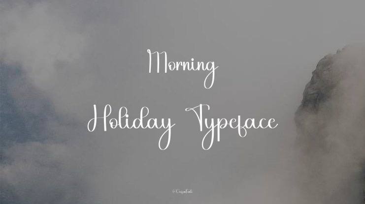 Morning Holiday Font