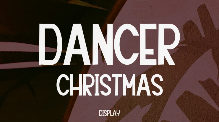Dancer Christmas Font