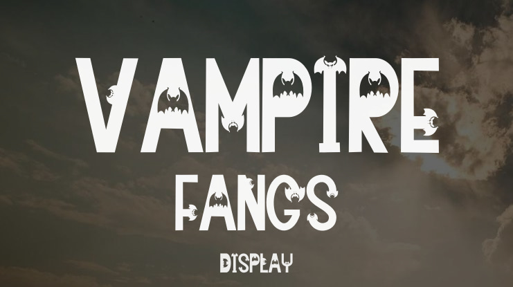 Vampire Fangs Font