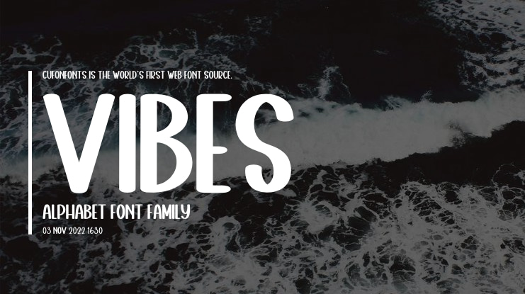Vibes Alphabet Font
