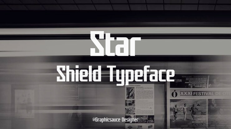 Star Shield Font