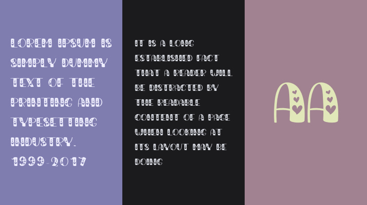 Lovely Minimalist Font