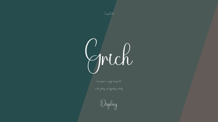 Grich Font