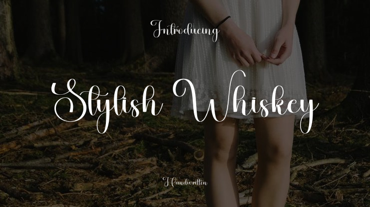 Stylish Whiskey Font