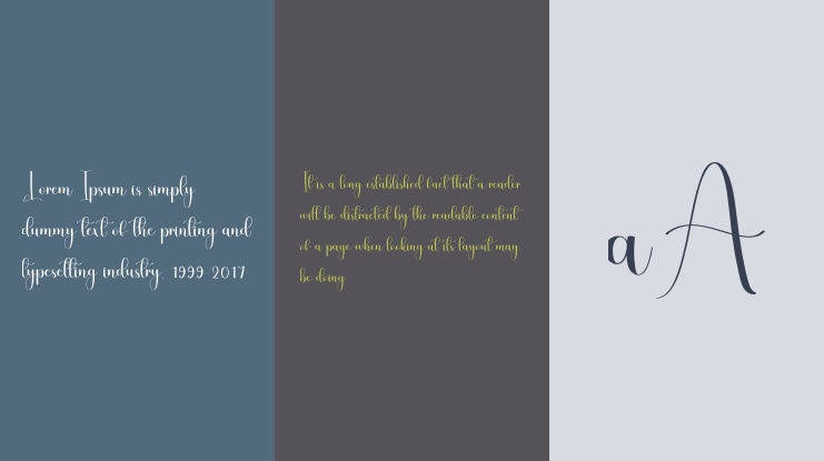 Elegant Alphabet Font