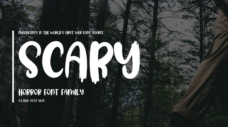 Scary Horror Font
