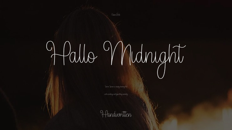 Hallo Midnight Font