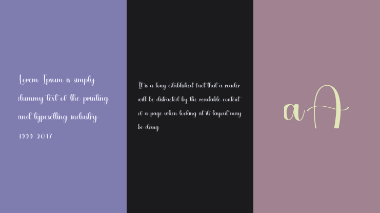 Vintage Calligraphy Font