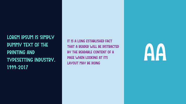 Abstract Designer Font