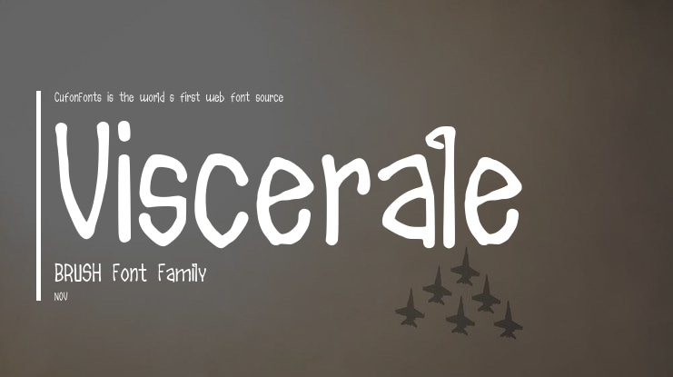 Viscerale BRUSH Font