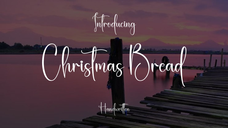 Christmas Bread Font