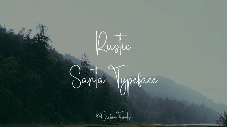 Rustic Santa Font