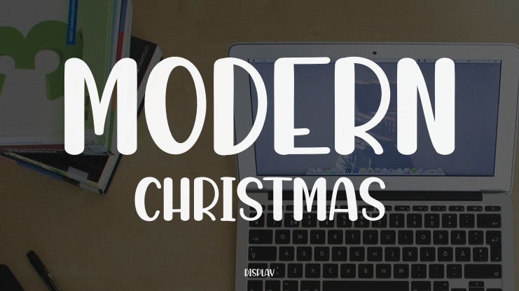 Modern Christmas Font