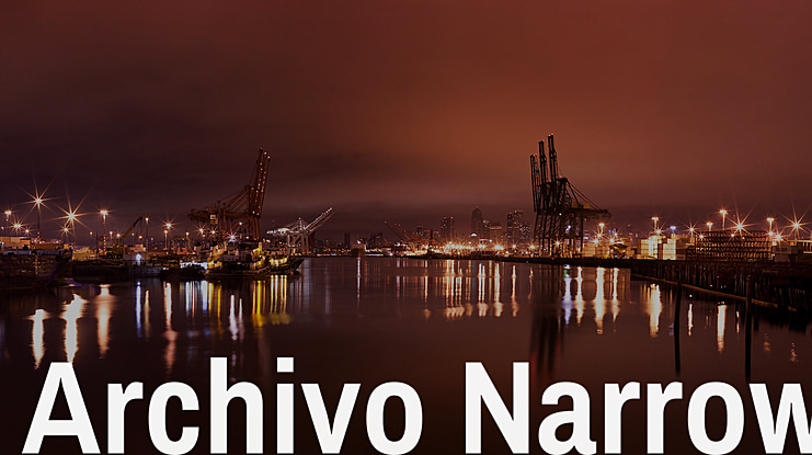 Archivo Narrow Font Family