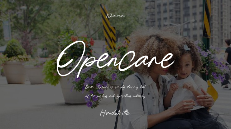 Opencare Font