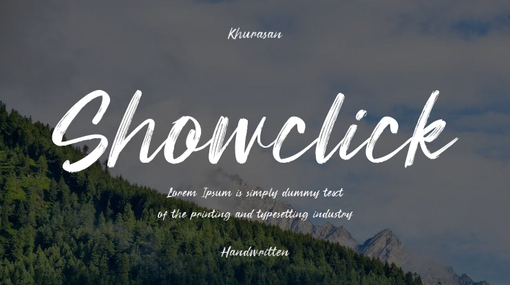Showclick Font
