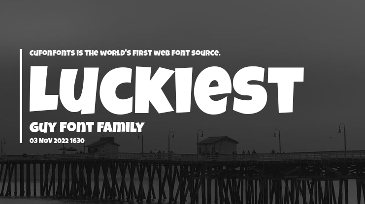 Luckiest Guy Font