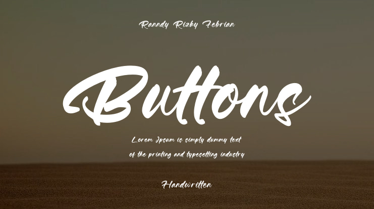 Buttons Font