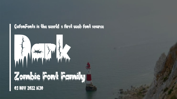 Dark Zombie Font