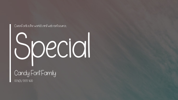 Special Candy Font