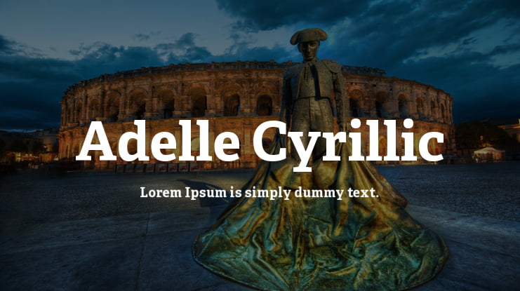Adelle Cyrillic Font Family