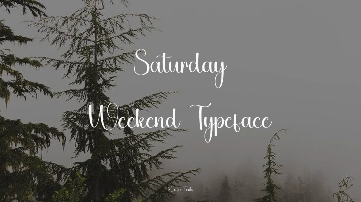 Saturday Weekend Font
