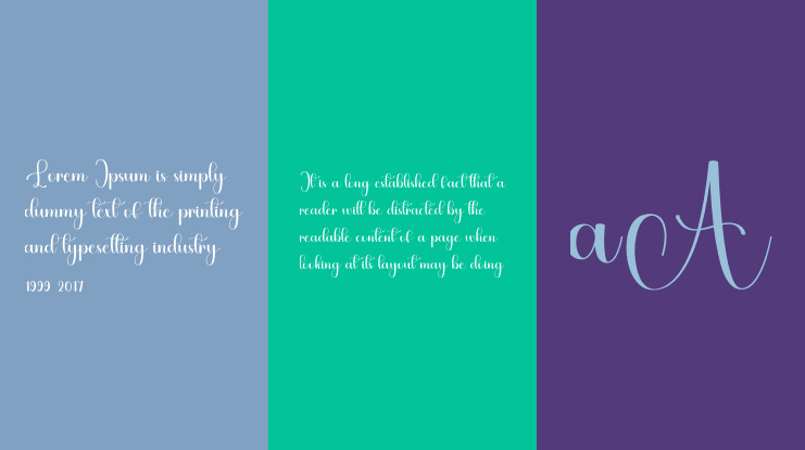 Snowing Calligraphy Font