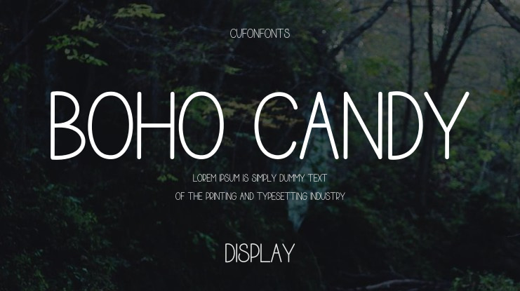 Boho Candy Font