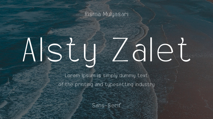Alsty Zalet Font Family
